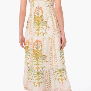 Cee Cee Floral Maxi Dress with Pink and Green Accents